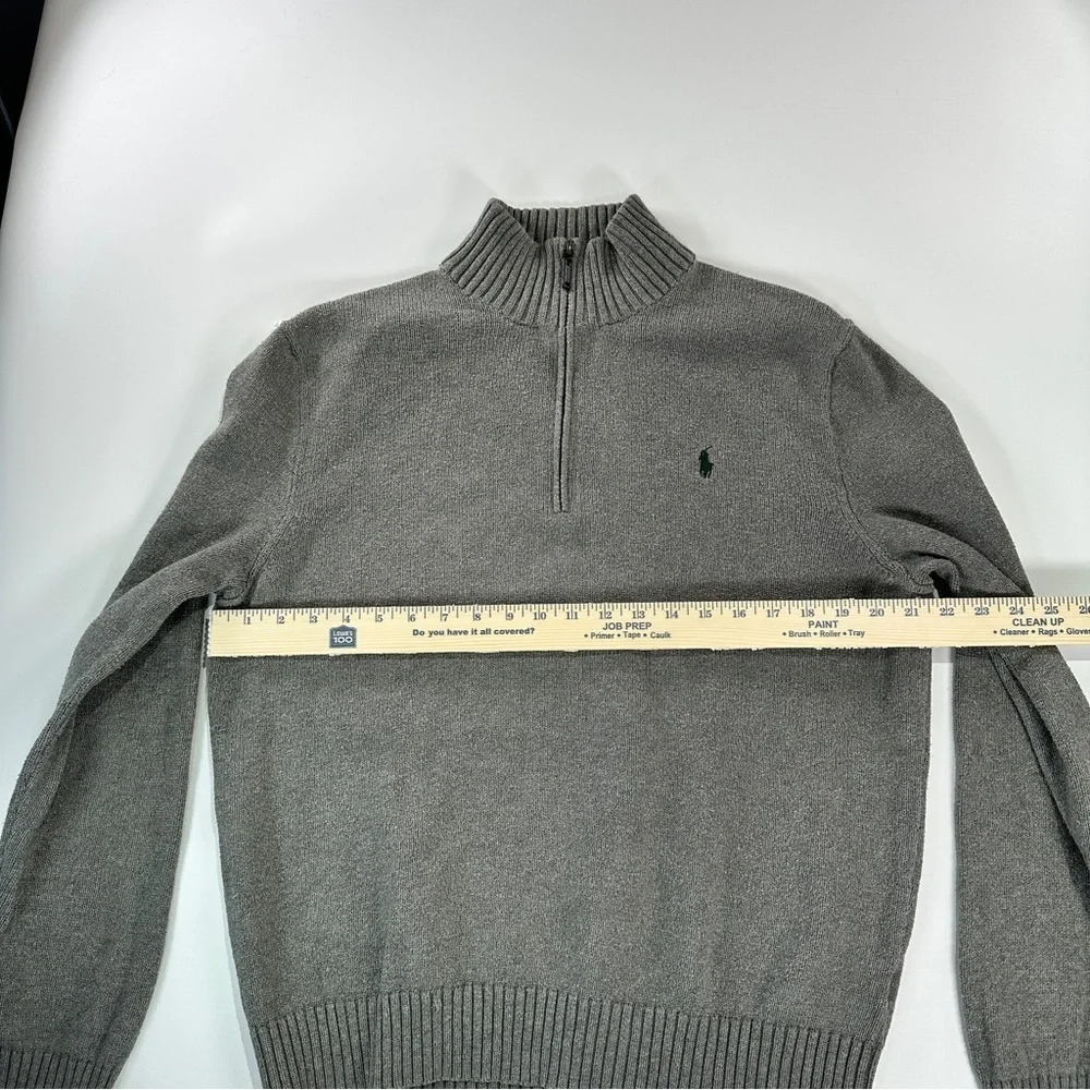 Polo Ralph Lauren Gray Zip-Up Sweater